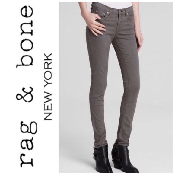 rag & bone Denim - Rag & Bone THE DRE Gray Skinny Jeans 25